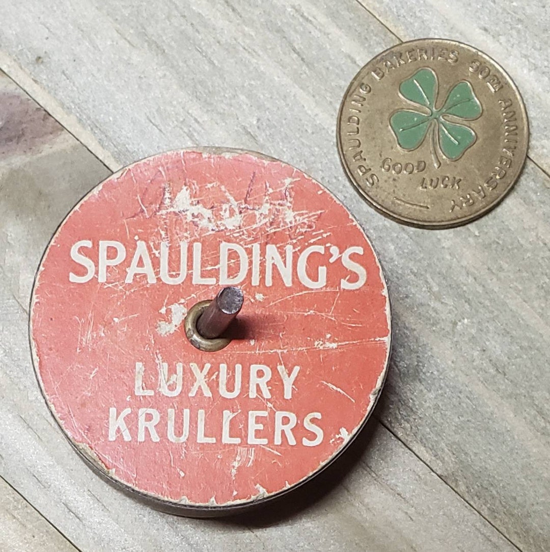 Vintage 1940s Spaulding Bakeries Lot Luxury Krullers Toy Top Etsy