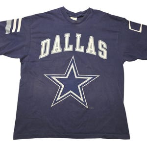 Vintage 1997 Dallas Cowboys Tshirt Pro Player Single Stitch Double Sided Graphic Size XXL Made in USA