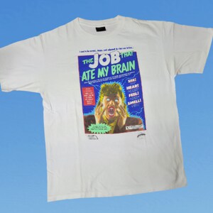 Vintage 1990s Changes The Job That Ate My Brain Tshirt Single Stitch Matt Groening Fun-o-Rama Graphic Size XL Made in USA