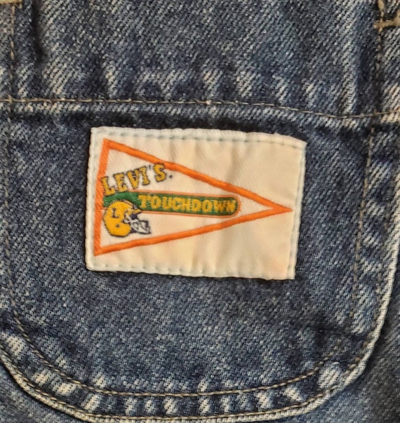 Vintage 1990s Boys Little Levi's Jeans Football D… - image 5