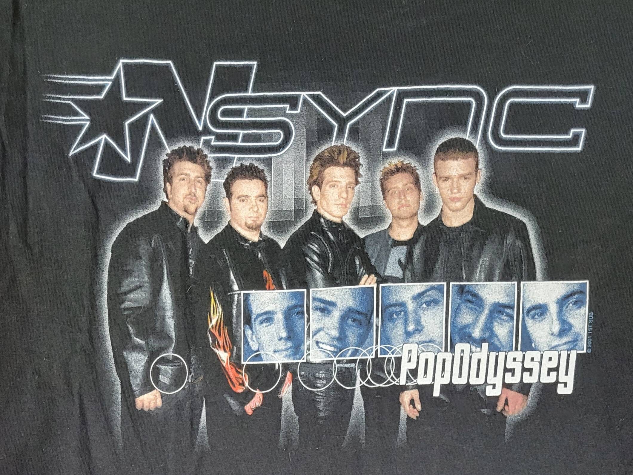 ヴィンテージ 2001 ウィンターランド NSync Tシャツ PopOdyssey 