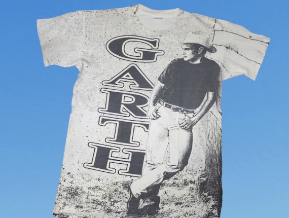 Vintage 1990s Anvil Garth Brooks Tshirt Single St… - image 1