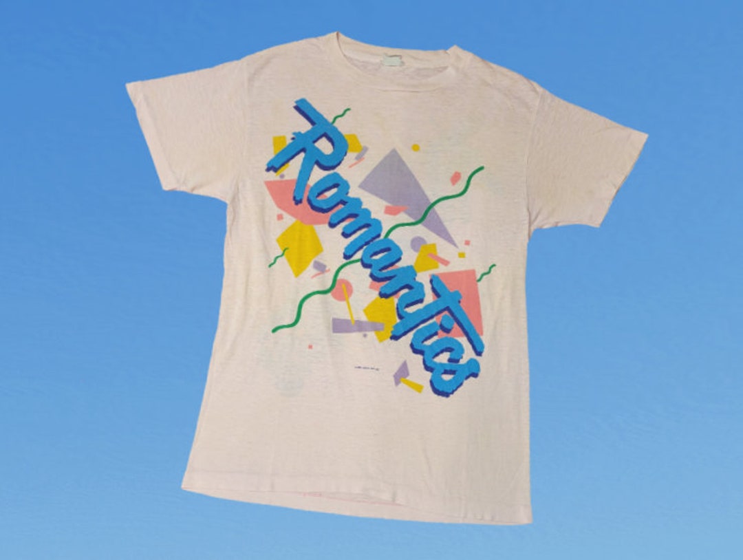 T-shirt The Romantics Retro Band Merch - Coton épais - Unisexe - Neuf Avec étiquettes