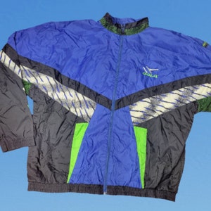 Vintage 1990s Gola Soccer Windbreaker Full Zip Jacket Skill Centre Size XL