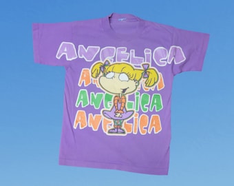 Angelica Rugrats Rugrats Purple Shirt Vintage 1990s Rugrats