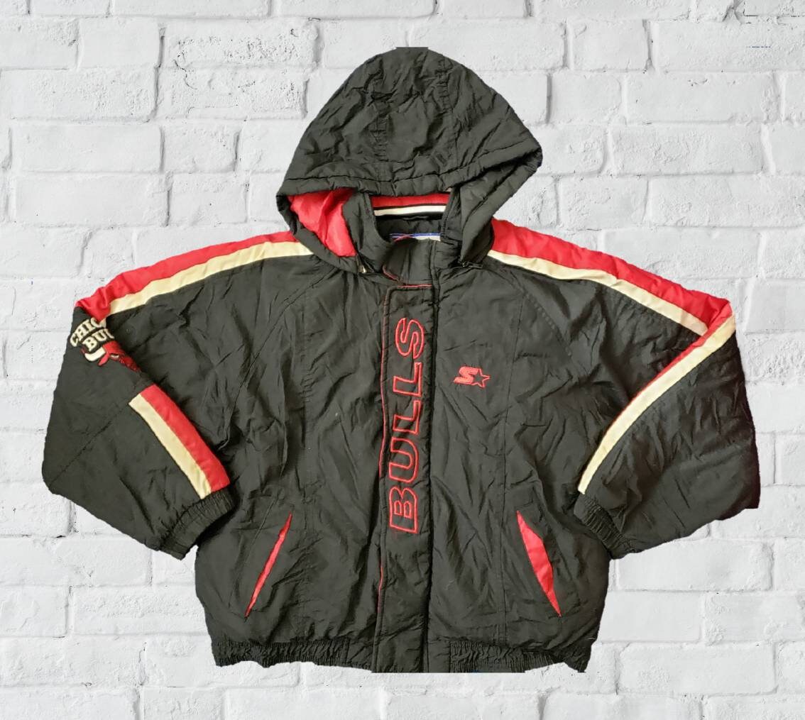 Chicago Bulls Starter Jacket - Etsy
