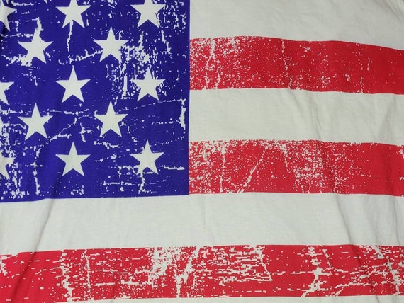 Vintage 1990s All Sport American Flag Tshirt All … - image 3
