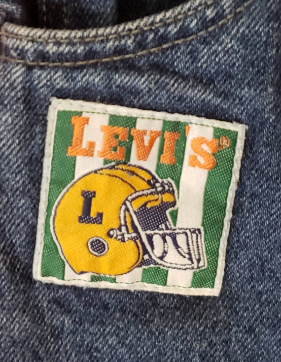 Vintage 1990s Boys Little Levi's Jeans Football D… - image 3