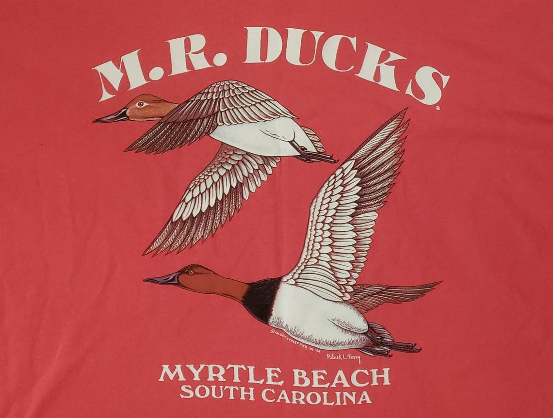Vintage 1990s M.R. Ducks Tshirt Single Stitch Duck Graphic | Etsy