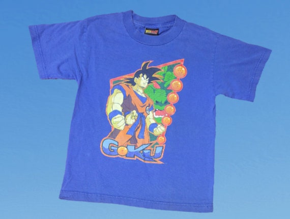 Vintage Kids 2000 Dragonball Z Goku Tshirt Anime Graphic Y2K Youth 
