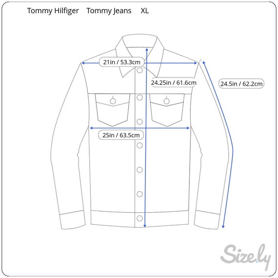 Vintage 1990s Tommy Hilfiger Jeans Denim Jacket F… - image 9