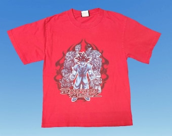 Vintage 2000s Kids Dragon Ball Z Tshirt Goku Anime Graphic Crewneck Youth Size Large DBZ Y2K
