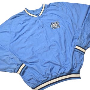 Vintage 1990s Starter UNC Tarheels Pullover Windbreaker University of North Carolina Size XL NCAA Collegiate