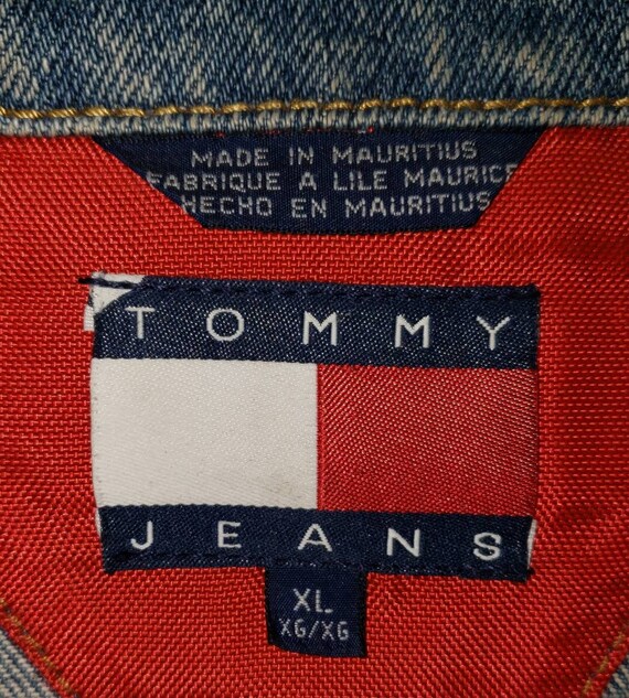 Vintage 1990s Tommy Hilfiger Jeans Denim Jacket F… - image 6