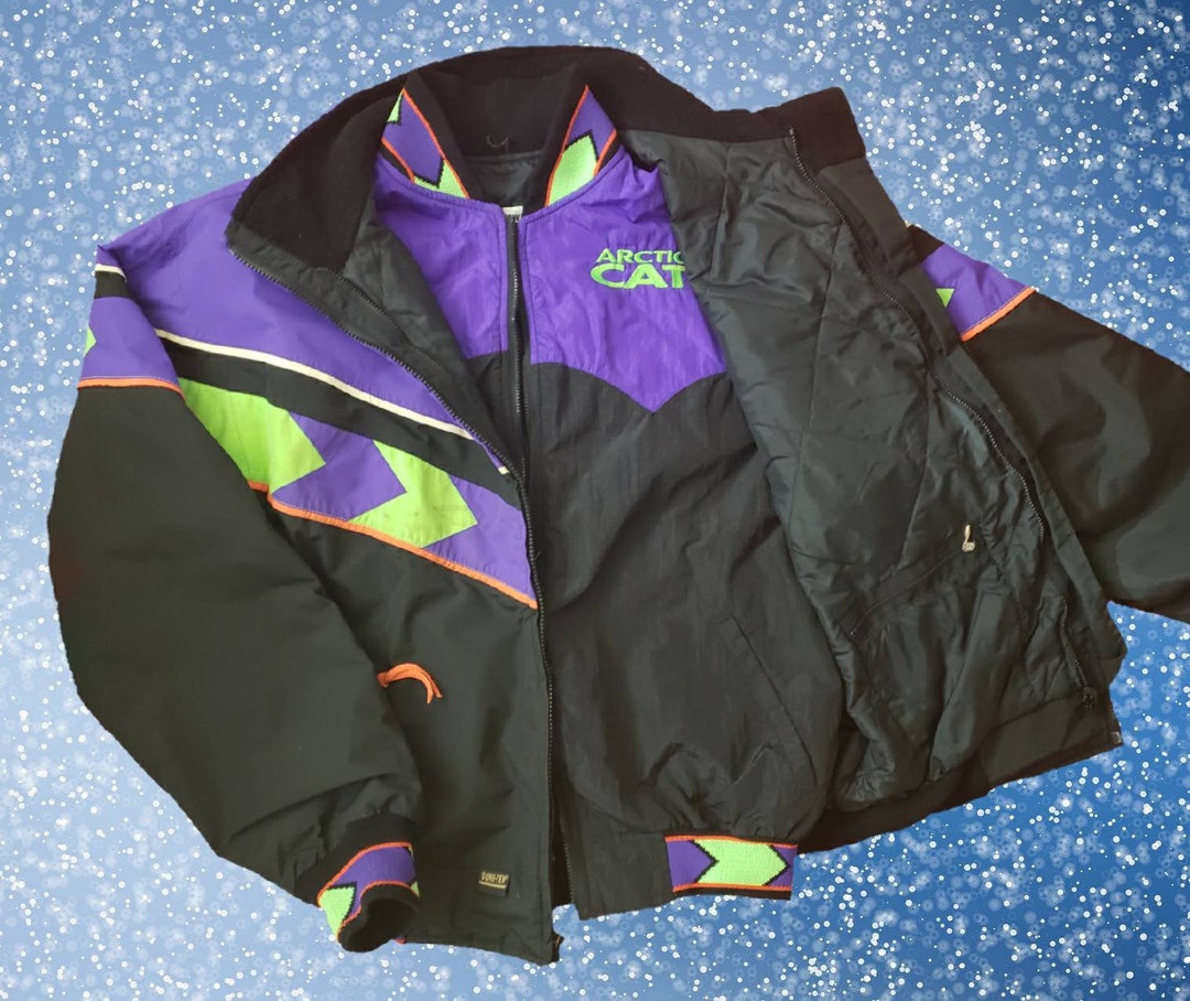Vintage 1990s Arcticwear Arctic Cat Coat Snowmobile Jacket Etsy