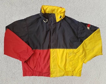 Allieret dusin dome 90s Tommy Hilfiger Yellow Jacket | Etsy