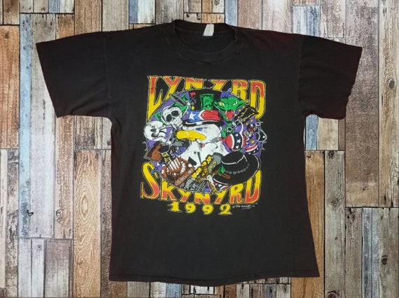 Vintage 1990s Sportswear Lynyrd Skynyrd Tshirt Single Stitch Made