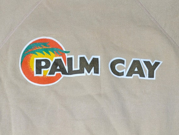 Vintage 1980s Palm Cay Bahamas Sweatshirt Hanes R… - image 5