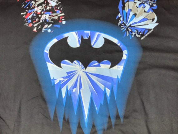 Vintage NWT 1990s Batman & Robin Tshirt Tour Cham… - image 6