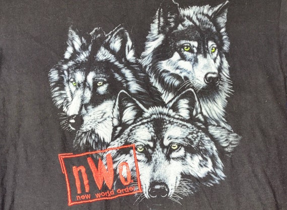 Vintage 1990s All Sport nWo Tshirt WCW Pro Wrestl… - image 3