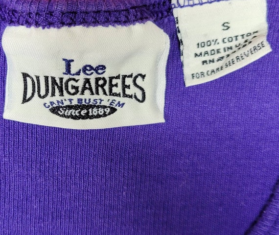 Vintage 1990s Lee Dungarees Tshirt Buddy Lee Grap… - image 3