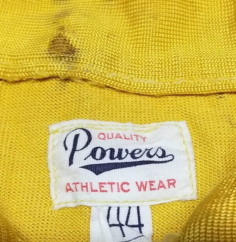 Vintage Powers Athletic Wear Bloomsburg PA University Huskies Womens Soccer Collared Long Sleeve Jersey Size 44 Medium NCAA