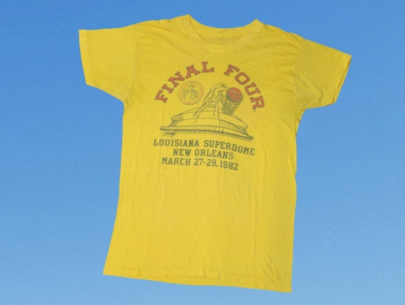 Vintage 1980s NCAA Final Four Tshirt Superdome Ma… - image 1