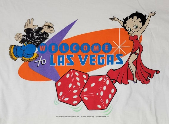 Vintage 1990s MGM Grand Las Vegas Tshirt Betty Bo… - image 3