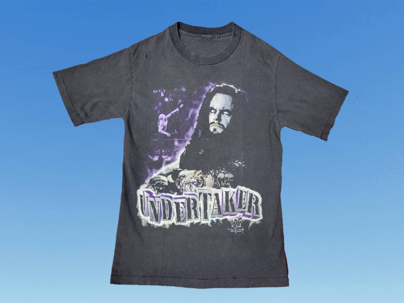 Vintage 1990s WWF the Undertaker Tshirt Single Stitch Death