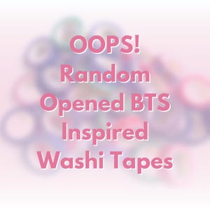 うわっ！BTS 風和紙テープをランダムに開封
