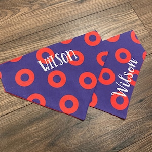 Custom Phish Donuts Dog Bandana (Over the Collar Fishman Dress)