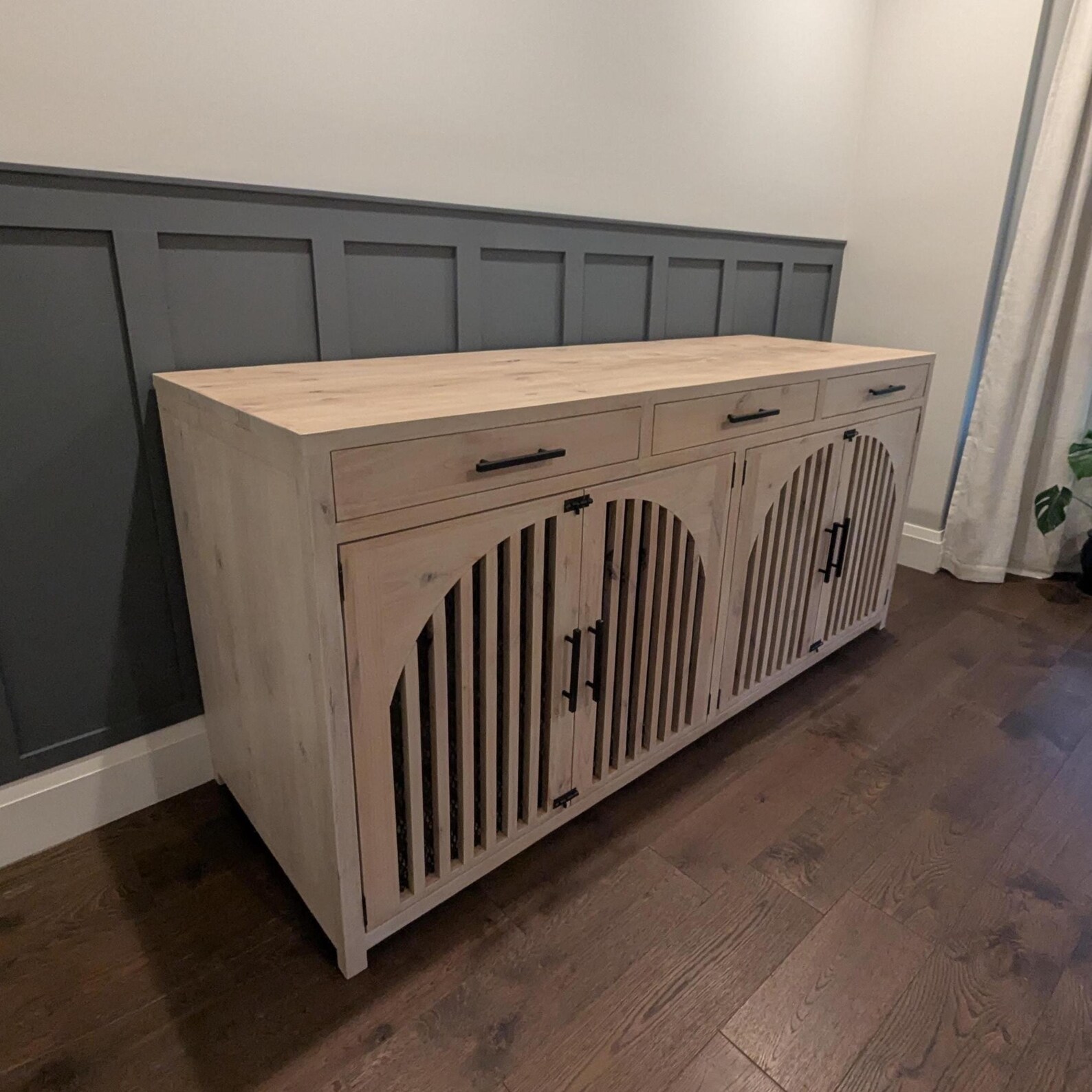 Custom Dog Kennel - Mid Century Modern - Any Finish - Any Material