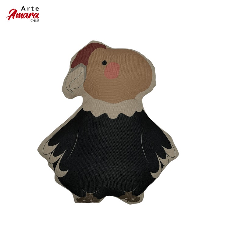 Doll Toy for kids, Fauna Animals of Chile, Wildlife, Hand Made, Culture Condor