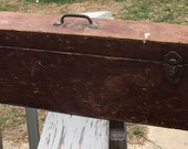 Primitive Handmade Carpenter 39 s Wooden Hand Saw Tool Box Handsaw Storage and Carry Box