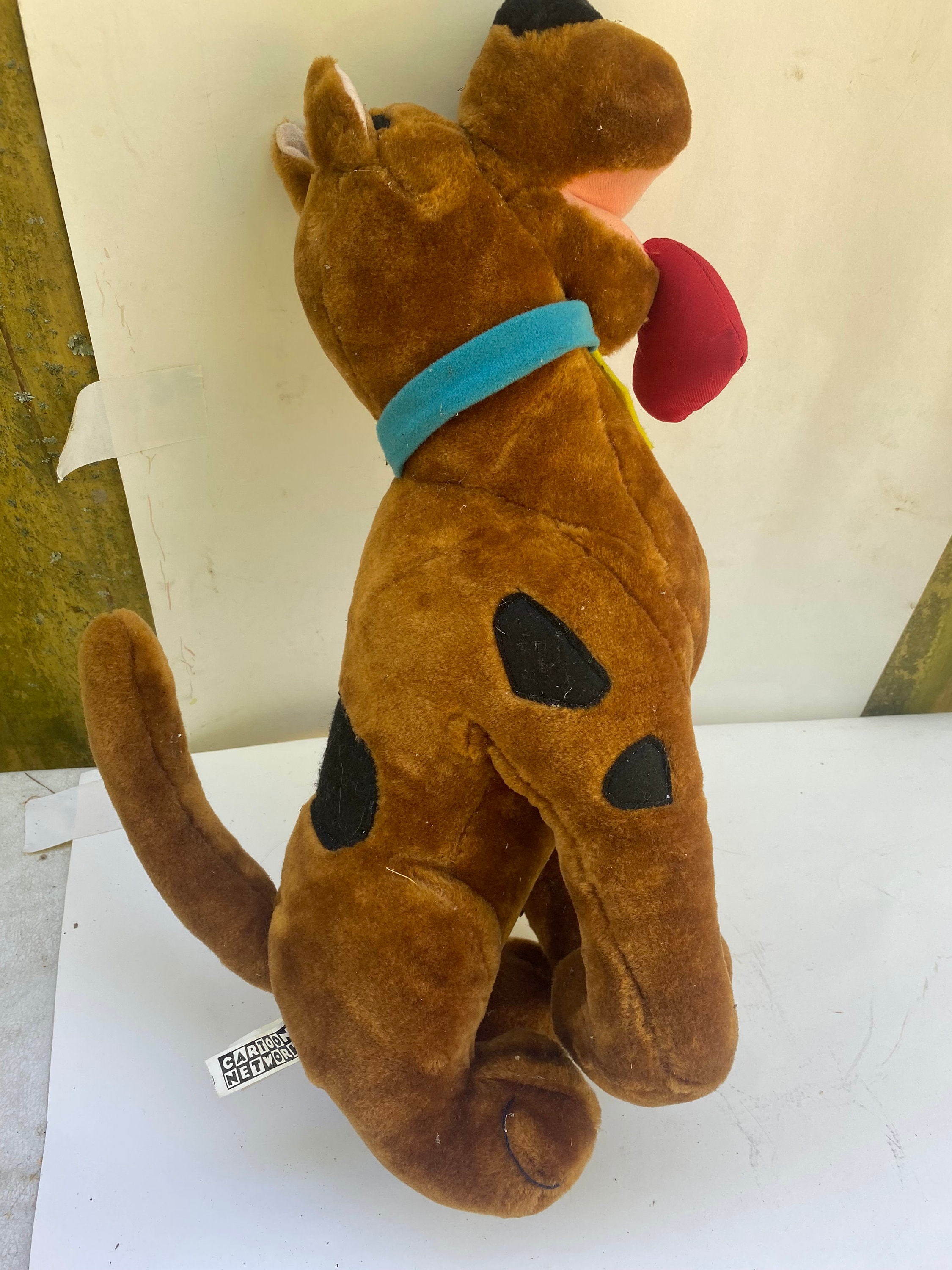 Scooby Doo Cartoon Network I Ruv You Large Plush Vintage