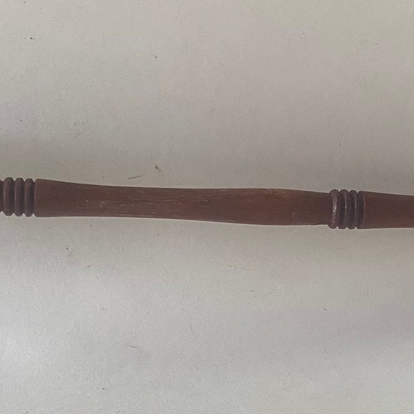 Vintage Candle Snuffer Brass and Wood