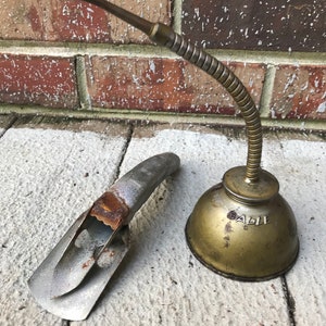 Eagle Oiler Can With Spout and Quart Oil Can Spout Vintage