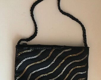 Beaded Bag Purse Hong Kong Vintage