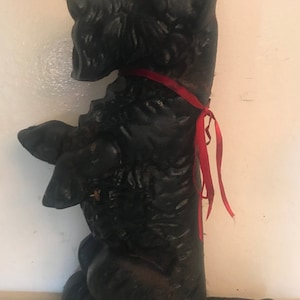 Cast Iron Dog Door Stop, Dog, Vintage, Terrier * Reduced 15 dollars