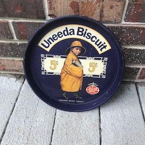 Uneeda Biscuit Tray Pan Vintage