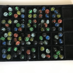 Vintage Marbles in Vintage Ball Jar