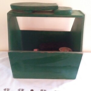 Vintage Shoe Shine Box -- Most or All Contents Included