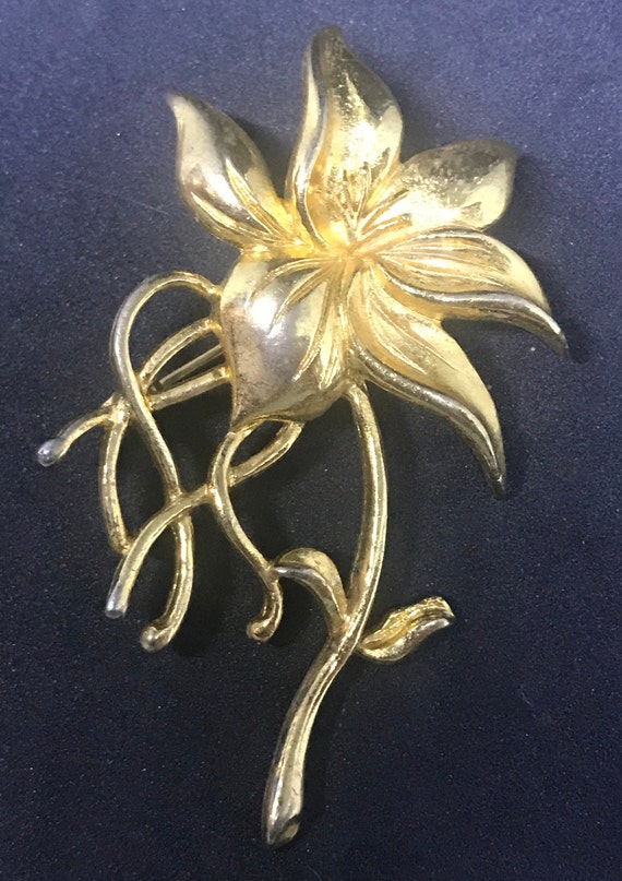 Rafaelian Signature Brooch Exotic Flower Brooch