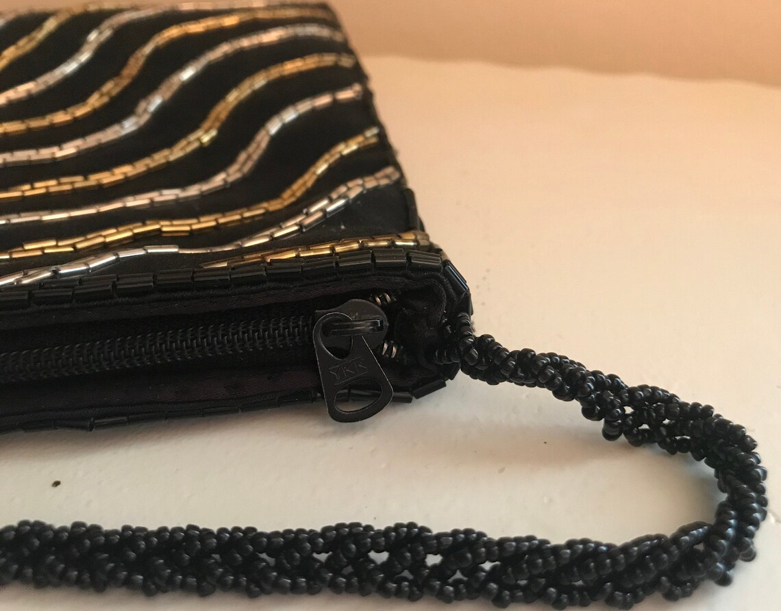 Beaded Bag Purse Hong Kong Vintage Etsy