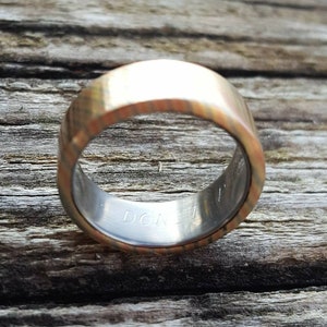 Add on - Add A Titanium Liner Custom Made Artisan Designed Ring Add on