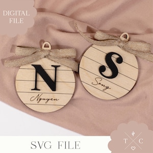 Digital File | Home Ornament SVG File |  Christmas Ornament SVG | Digital Download