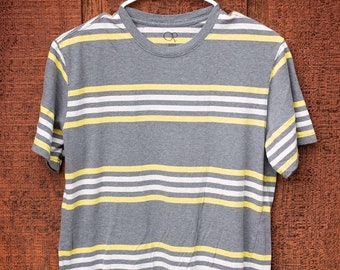 Men's Vintage, 90s, Ocean Pacific, OP, Striped Tshirt, Small