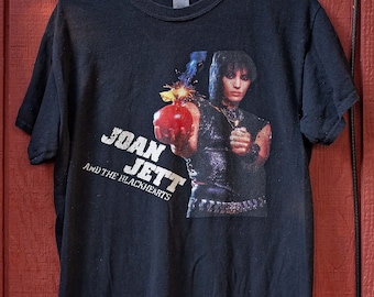 【90s】JOAN JETT Tシャツ US/Mサイズ M&O Knits 90s】JOAN JETT Tシャツ US/Mサイズ M&O Knits 90s】JOAN JETT T
