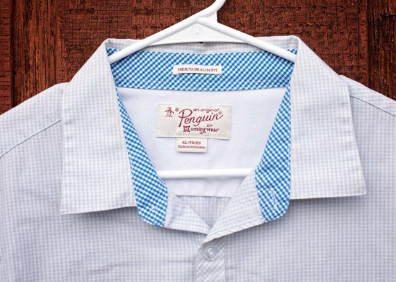 Vintage 1990's, Penguin, Short Sleeve Button up Shirt, Large - Etsy  Australia