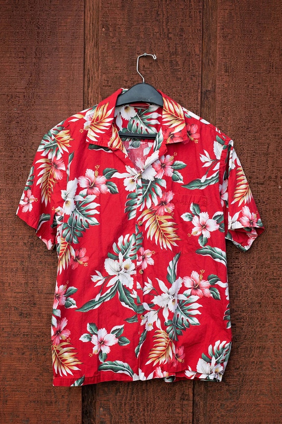 Vintage 1990's,Hana Fashion, Hawaiian Shirt, Made 
